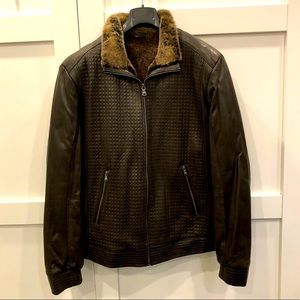 RM2 Shearling Jacket Brown